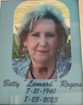 Betty Leonard Rogers, age 83