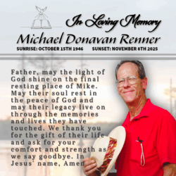 Michael “Mike” Donavan Renner, age 79